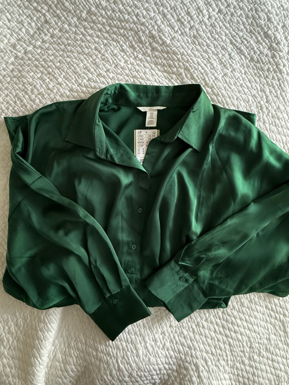H&M Emerald Green Dress